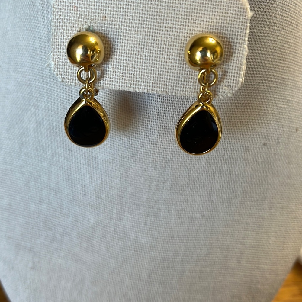 Vintage Gold Tone Napier Earrings